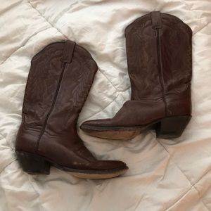 DanPost Leather Cowboy Boots